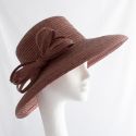 220305 Mulberry pedal straw downbrim with bow detail 