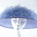 230610 Bluebell ostrich feather downbrim £595